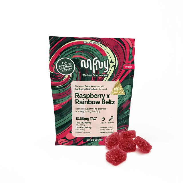 RASPBERRY X RAINBOW BELTS 2.0 GUMMY