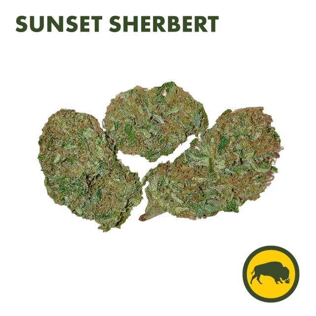 SUNSET SHERBERT - 3.5G FLOWER