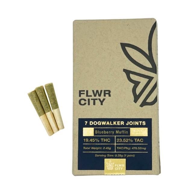 BLUEBERRY MUFFIN - 0.35G - 7PK DOGWALKER PREROLL