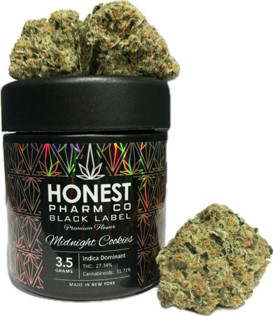 MIDNIGHT COOKIES - 3.5G FLOWER