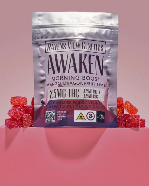 "AWAKEN" MORNING BOOST GUMMIES - 50MG 20CT