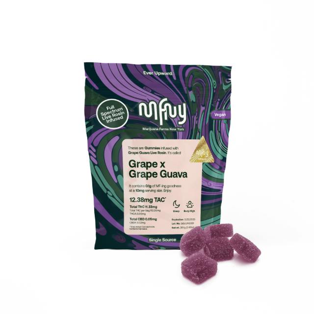 GRAPE X GRAPE GUAVA GUMMY-10MG-10PCK
