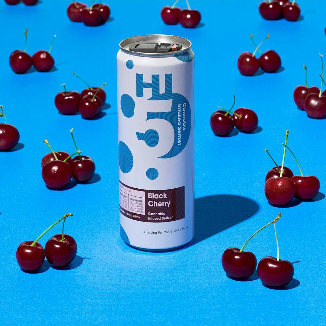 Hi5 - Seltzer 5mg - Black Cherry at Happy Valley - East Boston Medical Marijuana and Recreational Dispensary