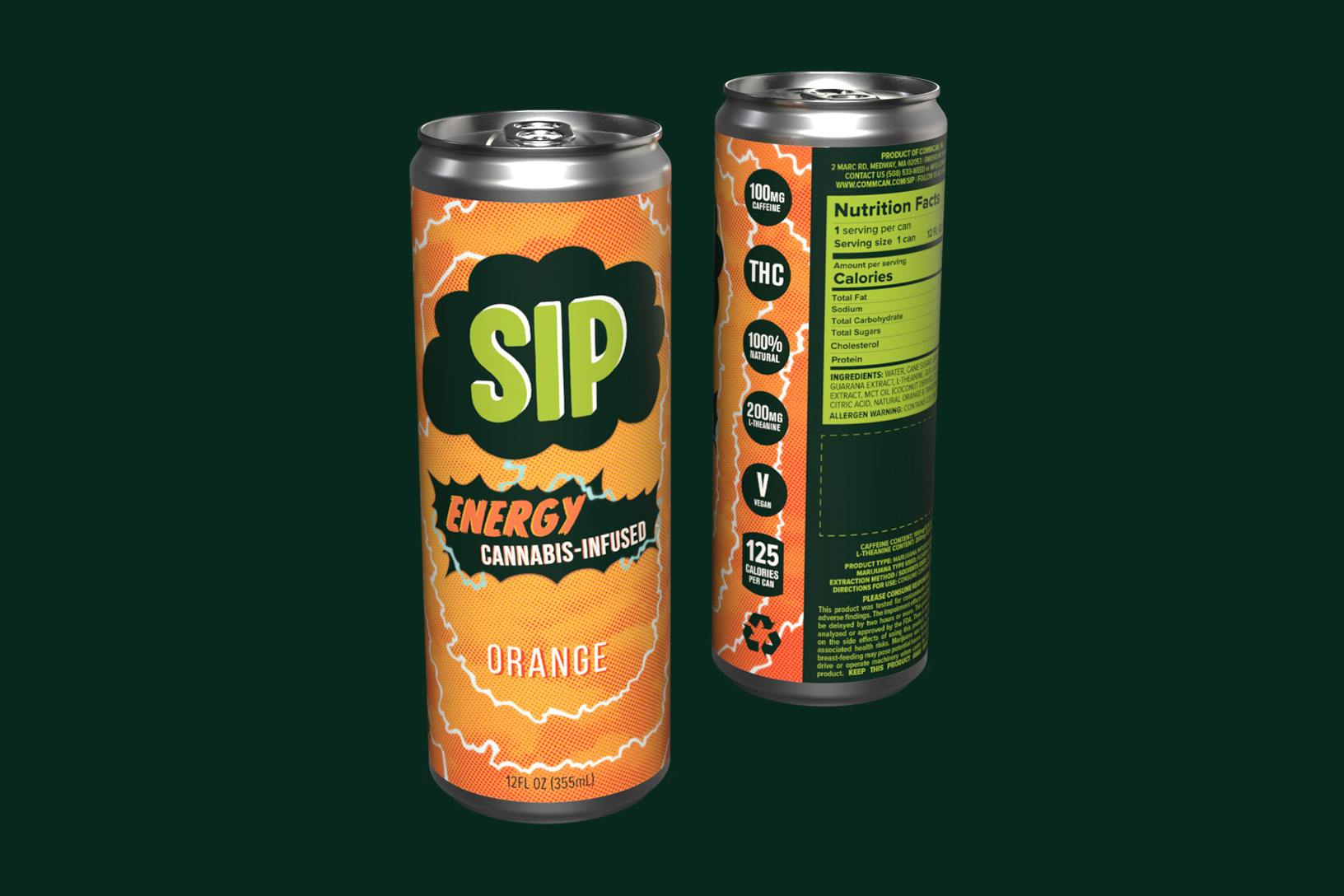 SIP - Soda 5mg - Energy Orange at Happy Valley - East Boston Medical Marijuana and Recreational Dispensary