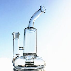 Frost Station Cannabis | Glass Water Bong | Large