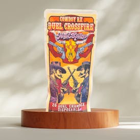 2g AIO Duel Crossfire Cart | Cowboy RX | Bubblegum & Blue Razz