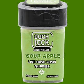 100mg Hash Rosin Gummies | CLC | Sour Apple