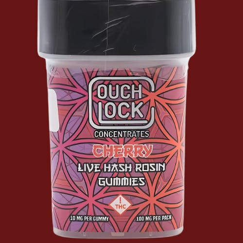 100mg Hash Rosin Gummies | CLC | Cherry