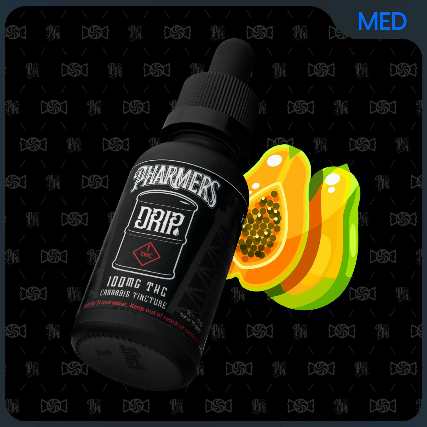 1000mg Tincture | Pharmers Drip | Mango