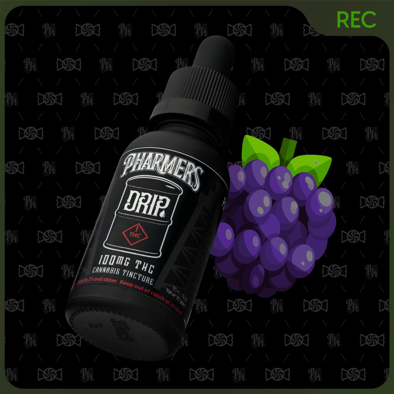 100mg Tincture | Pharmers Drip | Blackberry
