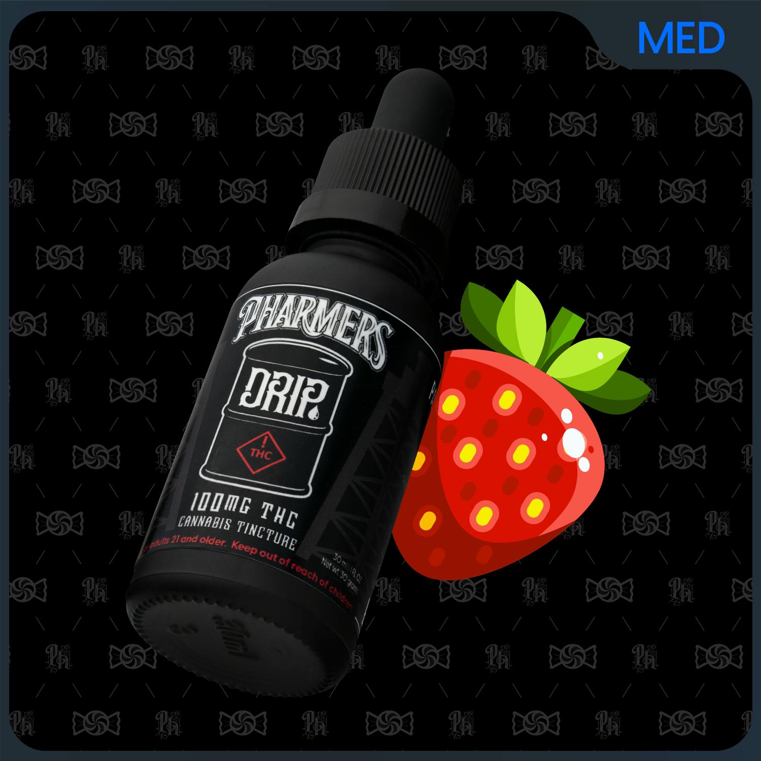 1000mg Tincture | Pharmers Drip | Strawberry