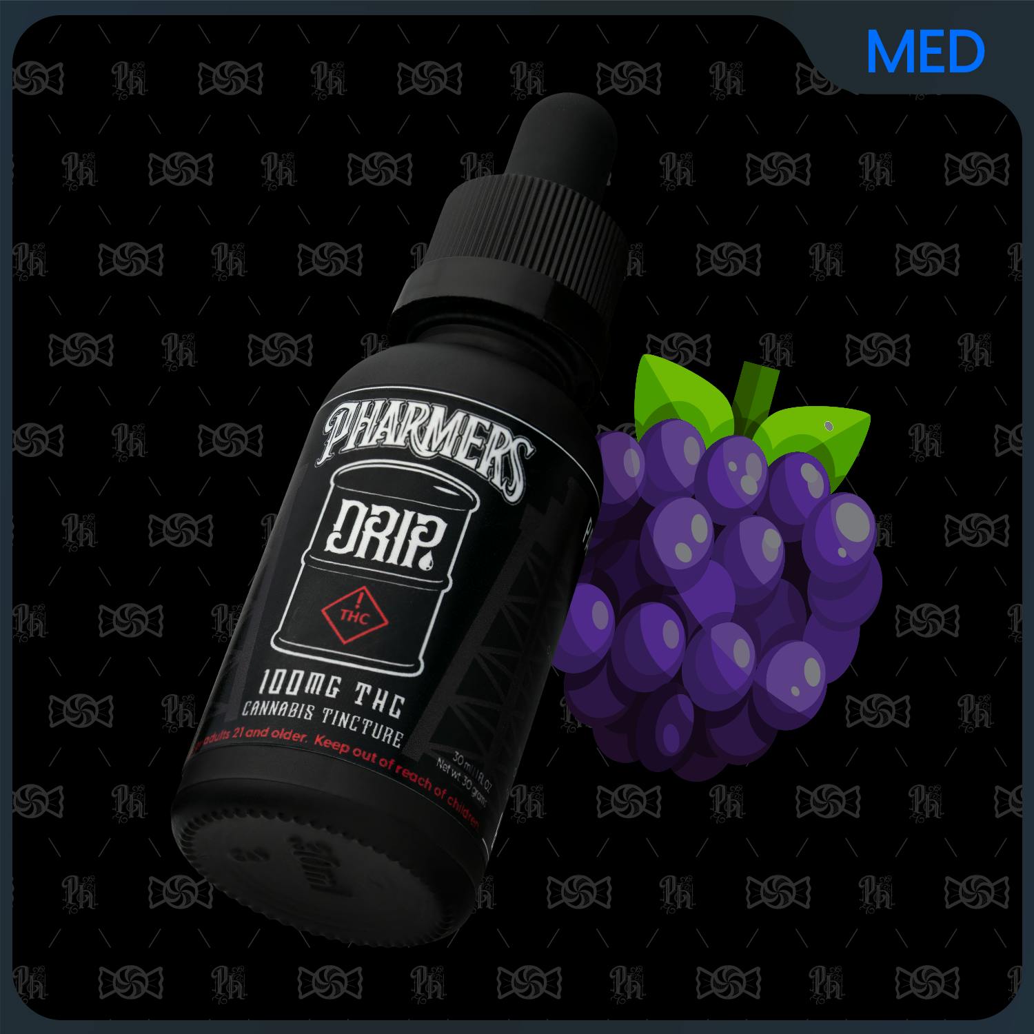 1000mg Tincture | Pharmers Drip | Blackberry