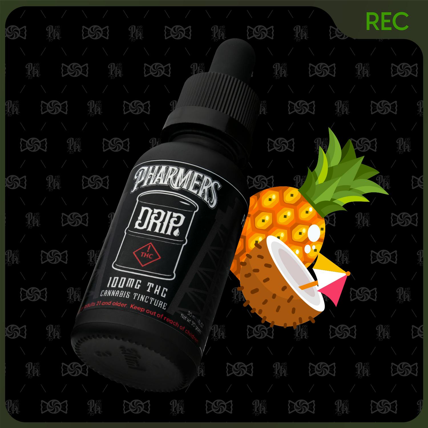 100mg Tincture | Pharmers Drip | Pina Colada