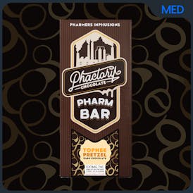 1000mg Dark Chocolate Pharm Bar | Pharmers | Tophee Pretzel