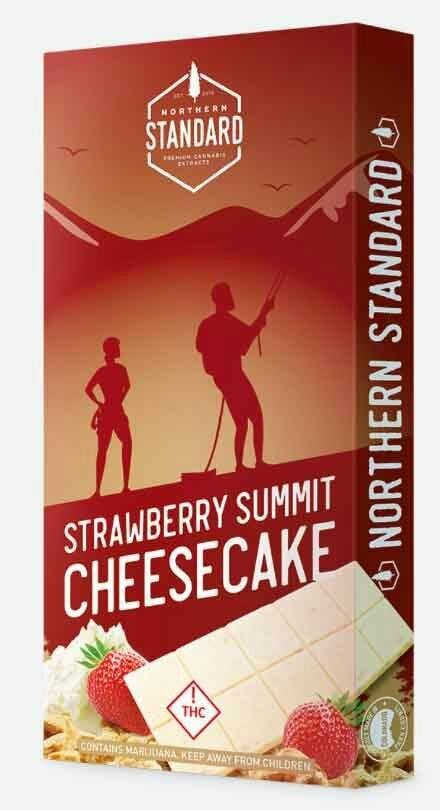 Northern Standard 100mg Strawberry Summit Cheesecake Chocolate Bar