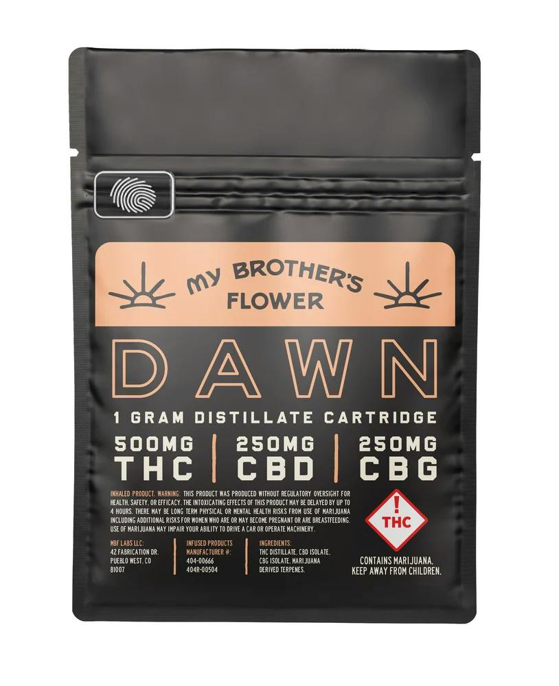 MBF Full Spectrum Vape Cartridge 1g Dawn