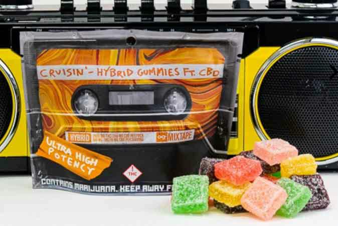 og Mixtape Cruisin' - Hybrid Gummies (2000mg THC / 200mg CBD)