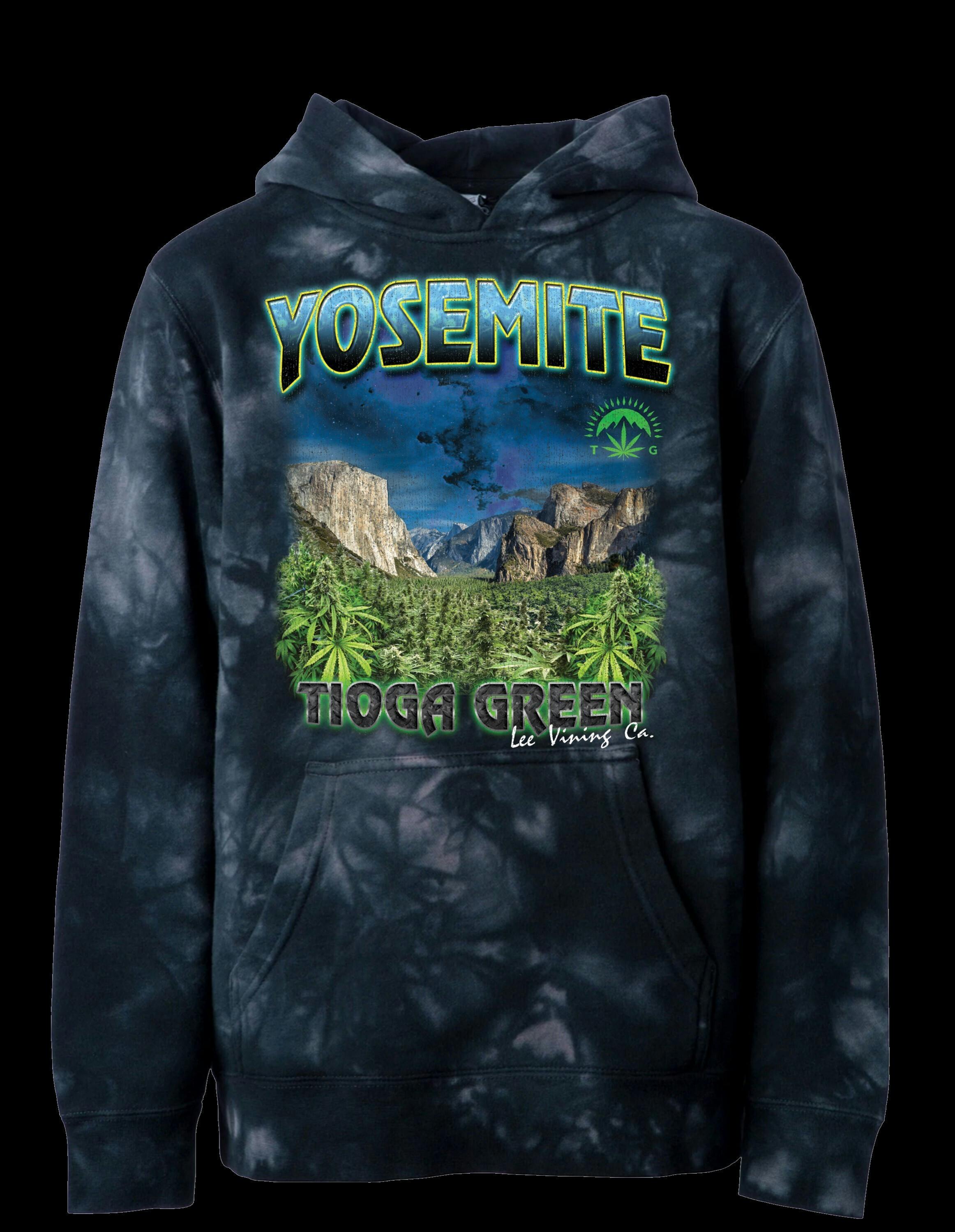 Tie Dye Hoodie Yosemite Logol