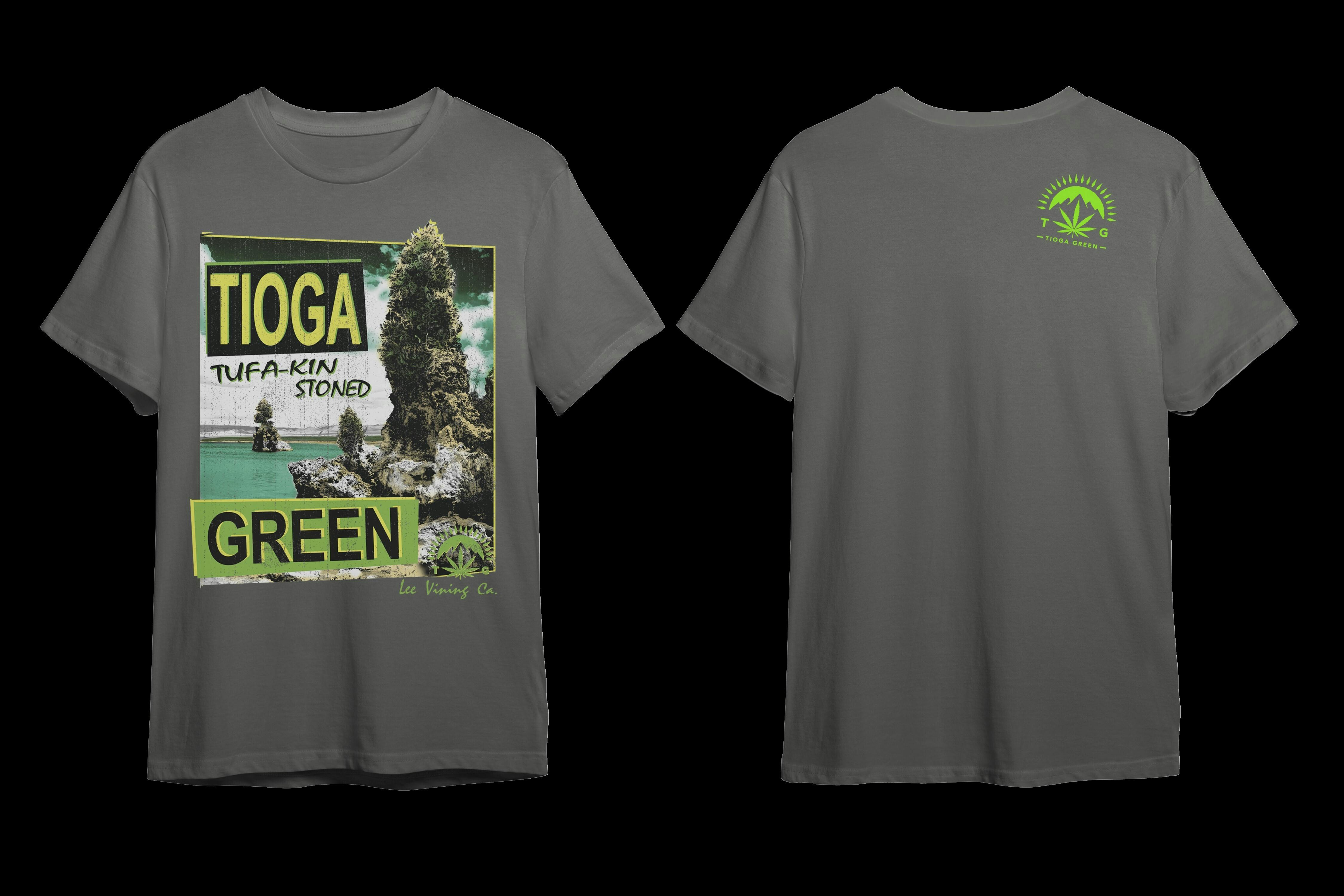 Gray Short Sleeve Tufa Logol