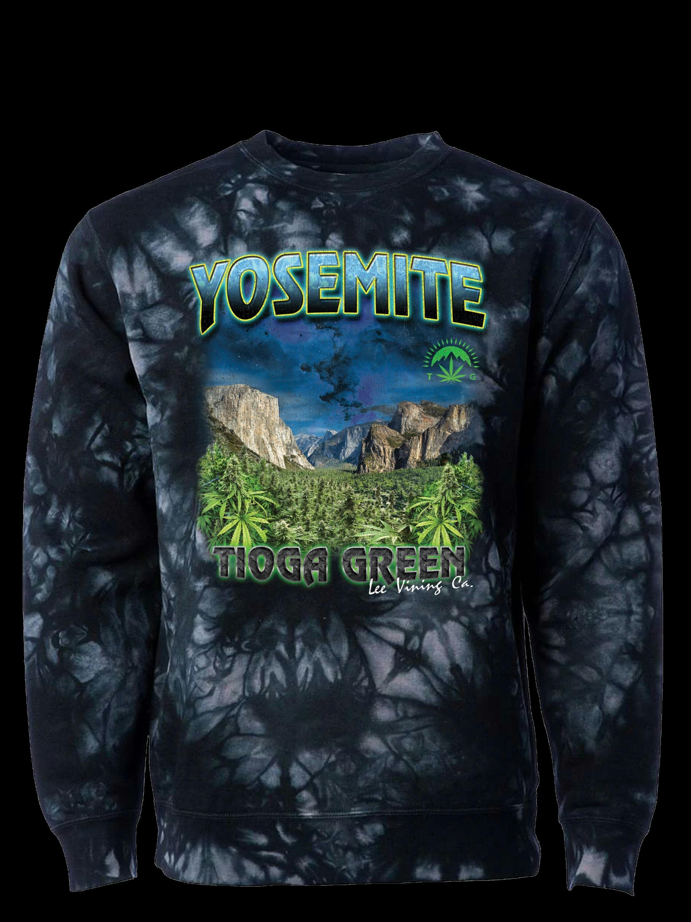 Tie Dye Crewneck Yosemite Logo Large