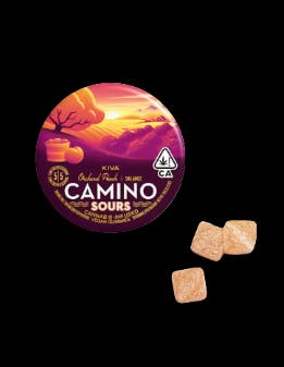 SOUR ORCHARD PEACH: SOUR ORCHARD PEACH 100MG GUMMEIS