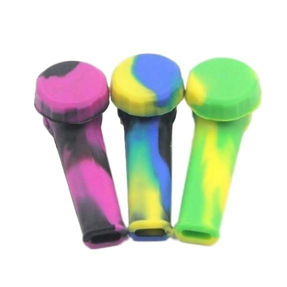 Silicone Pipe with Lid