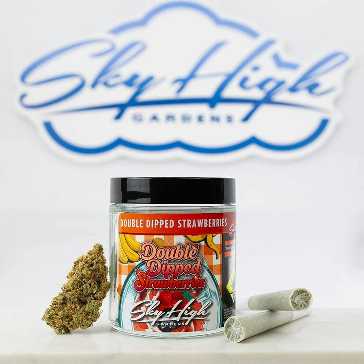 JO 2pk Double Dipped Strawberries 1.2g Sky High Gardens