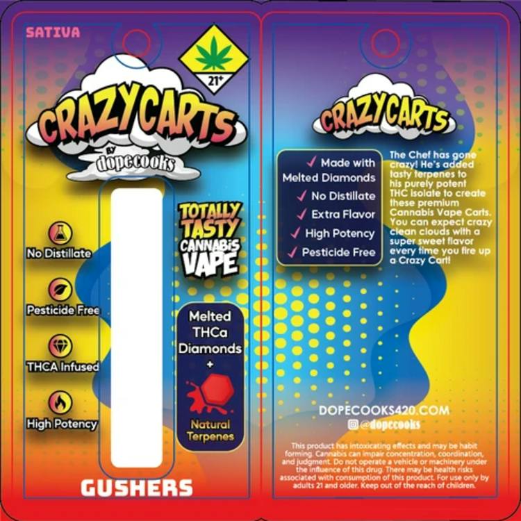 CA Gushers 1g Crazy Carts
