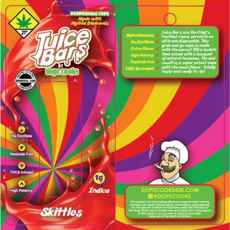 DS Skittles 1g Juice Bars