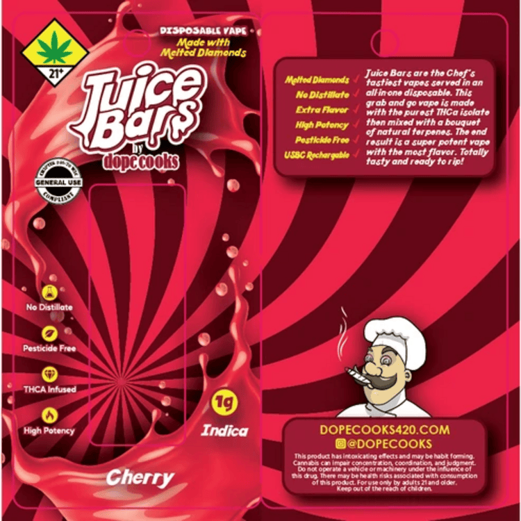 DS Cherry 1g Juice Bars