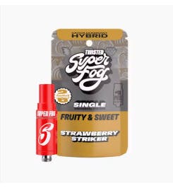 MFUSED TWISTED STRAWBERRY STRIKER ION CARTRIDGE 1G