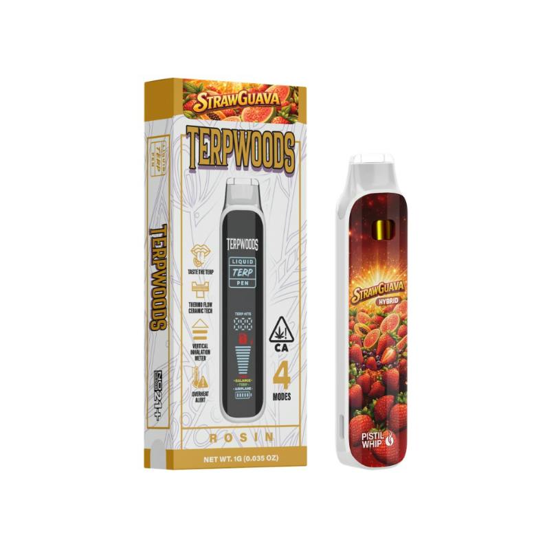 Terpwoods x Pistil Whip - 1g Live Rosin AIO - Strawguava