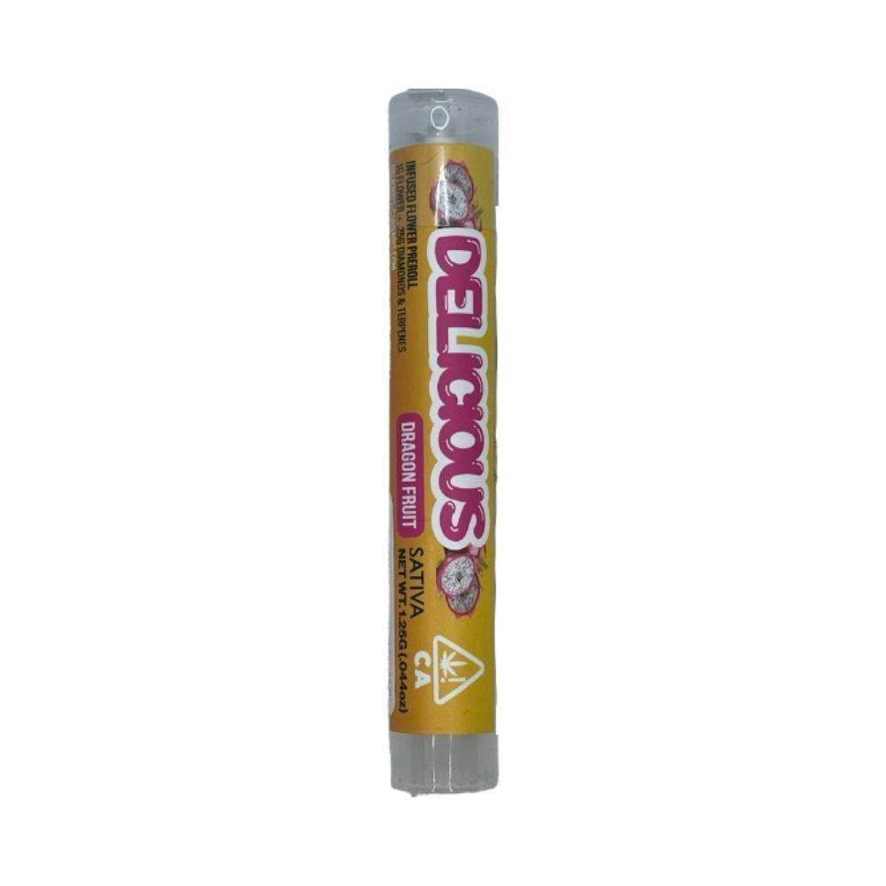 Delicious Dragon Fruit — Delicious Dragon Fruit (S) Diamond Infused Prerolls 1.25g