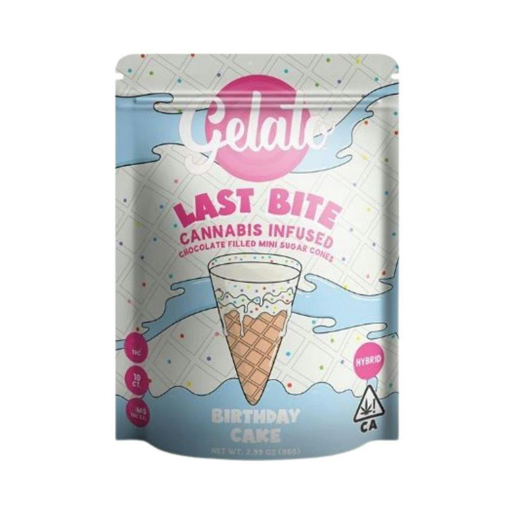 Gelato Last Bite: Birthday Cake Cones