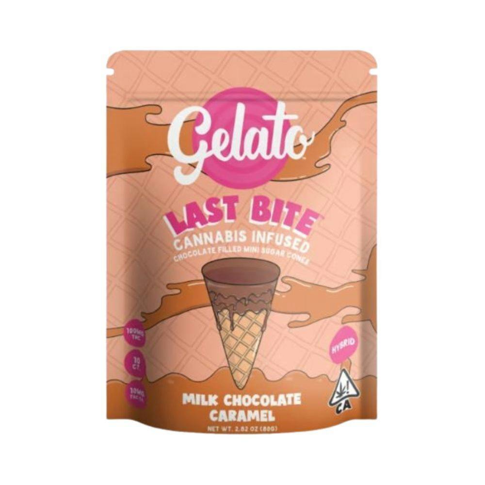Gelato Last Bite: Milk Caramel Cones