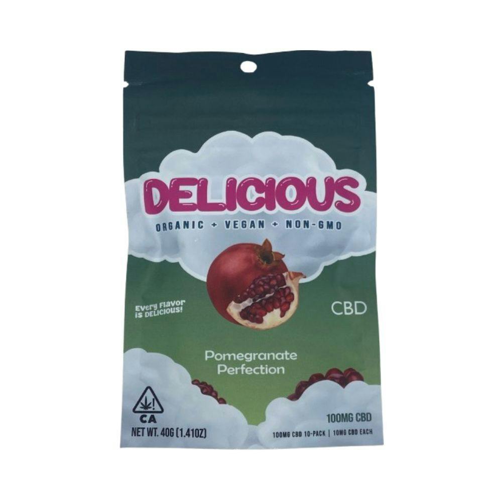 Delicious Pomegranate CBD — Delicious Pomegranate CBD Gummies 100mg