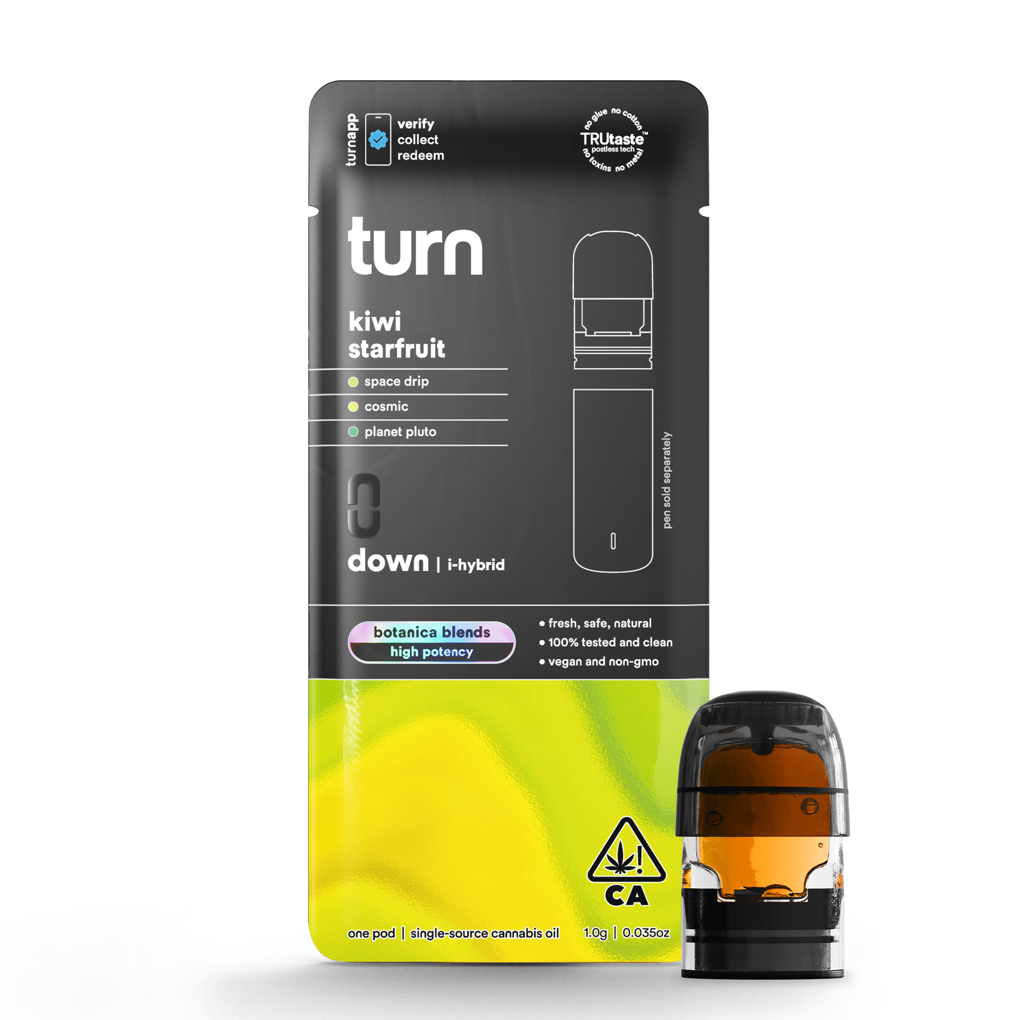 Turn Kiwi Starfruit (I/H) Pod 1g