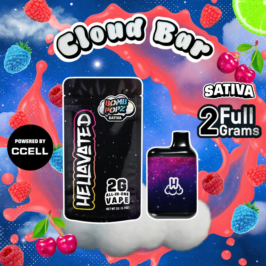 Hellavated | Bomb Popz Cloud Bar Disposable