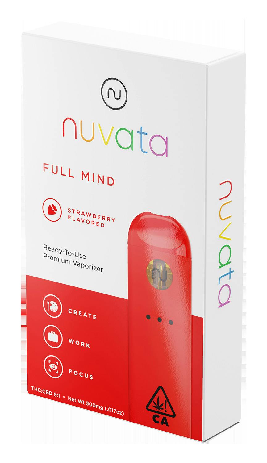 Full Mind Strawberry Disposable Vape (.5g)