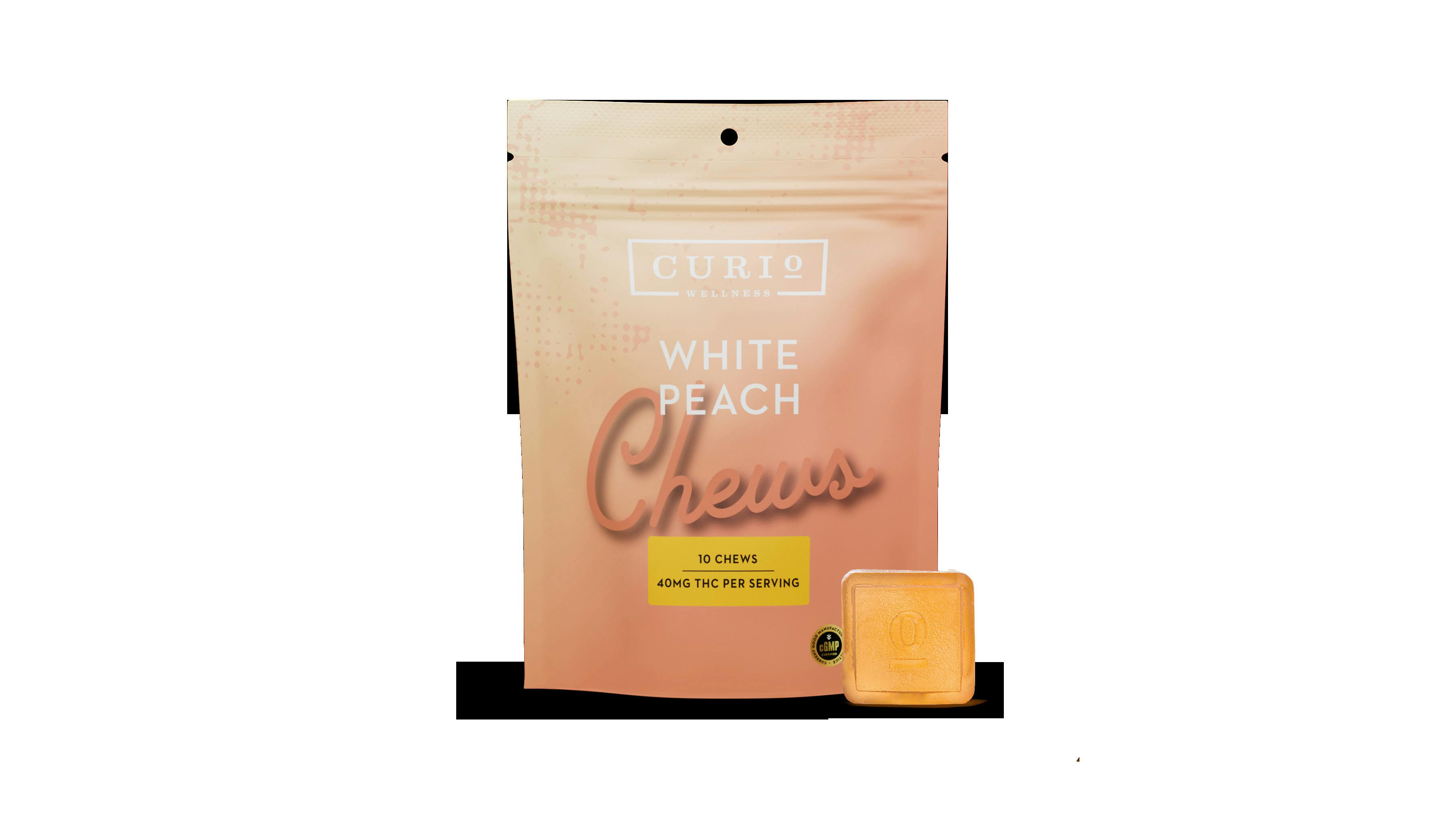 Curio Wellness: Chews | White Peach | 25mg | 10pk