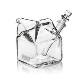 Grav Milk Carton Bubbler