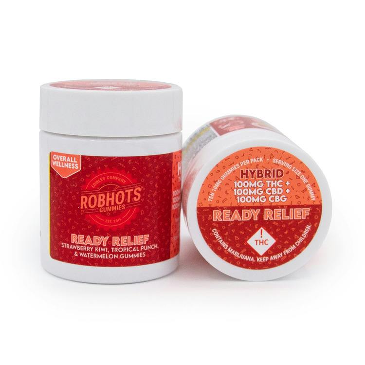 MED - Robhots Gummies - Ready Relief (1000mg THC/ 1000mg CBD/ 1000mg CBG)