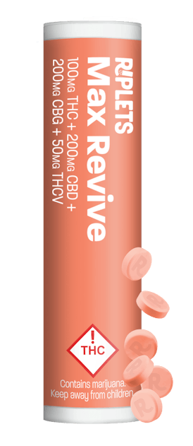 Max Revive - (THC:CBD:CBG:THCv) 100mg Tablets - Riplets