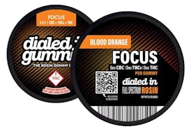 Focus (S) - (1:1:1 CBC:THC:THCv) 100mg Rosin Gummies - Dialed In