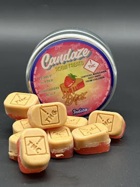 Strawberry PB&J (I) - 100mg Rosin Gummies - Candaze