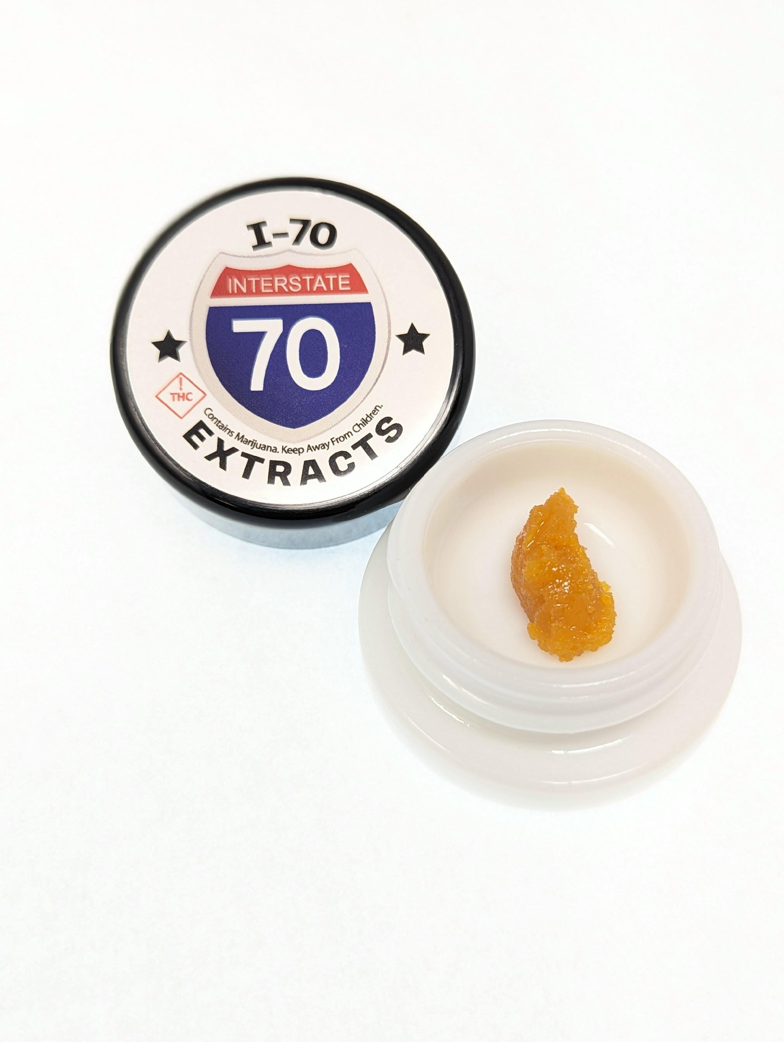 Peanut Butter Breath (H) - 1g Wax - I-70 Extracts