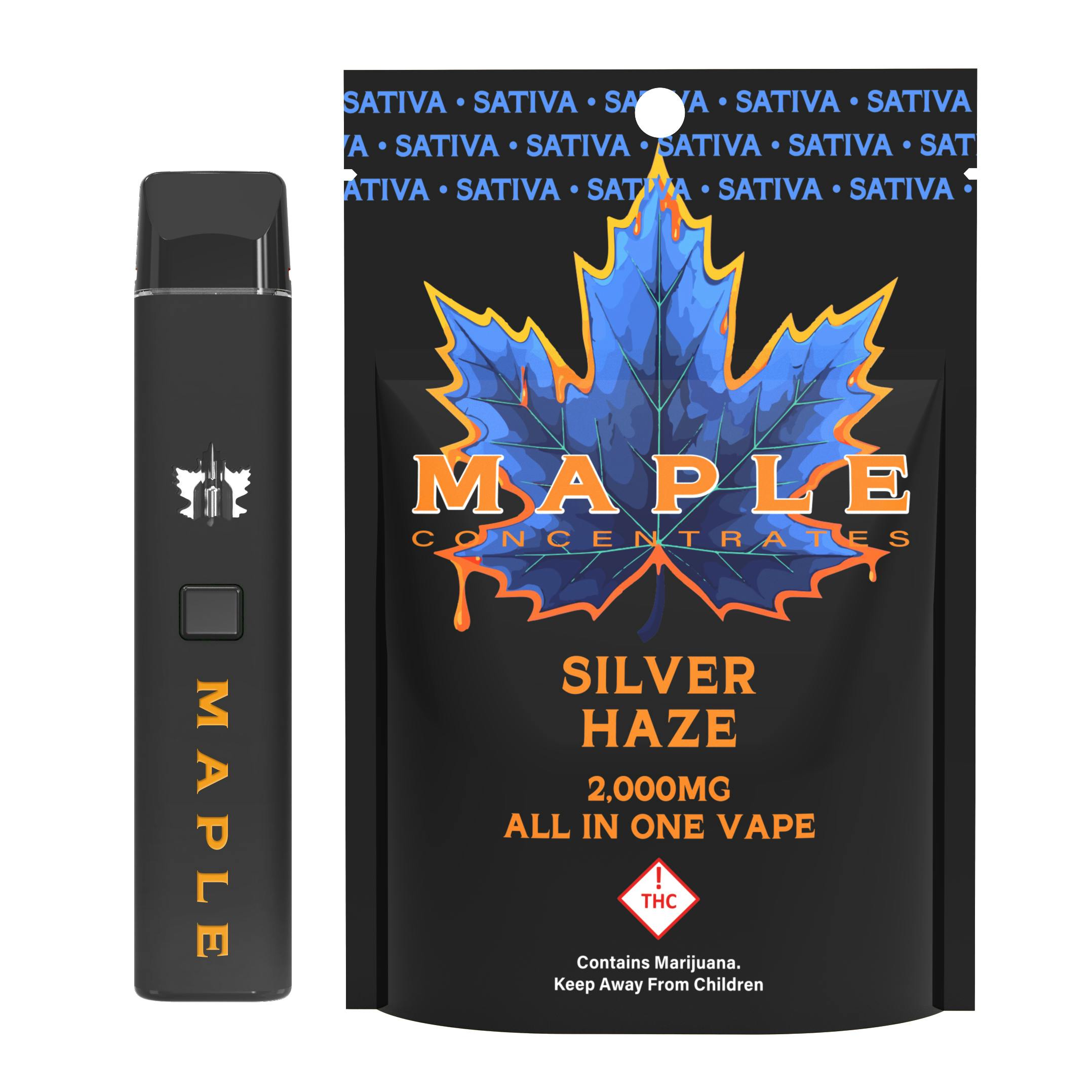 Silver Haze (S) - 2g All-In-One - Maple