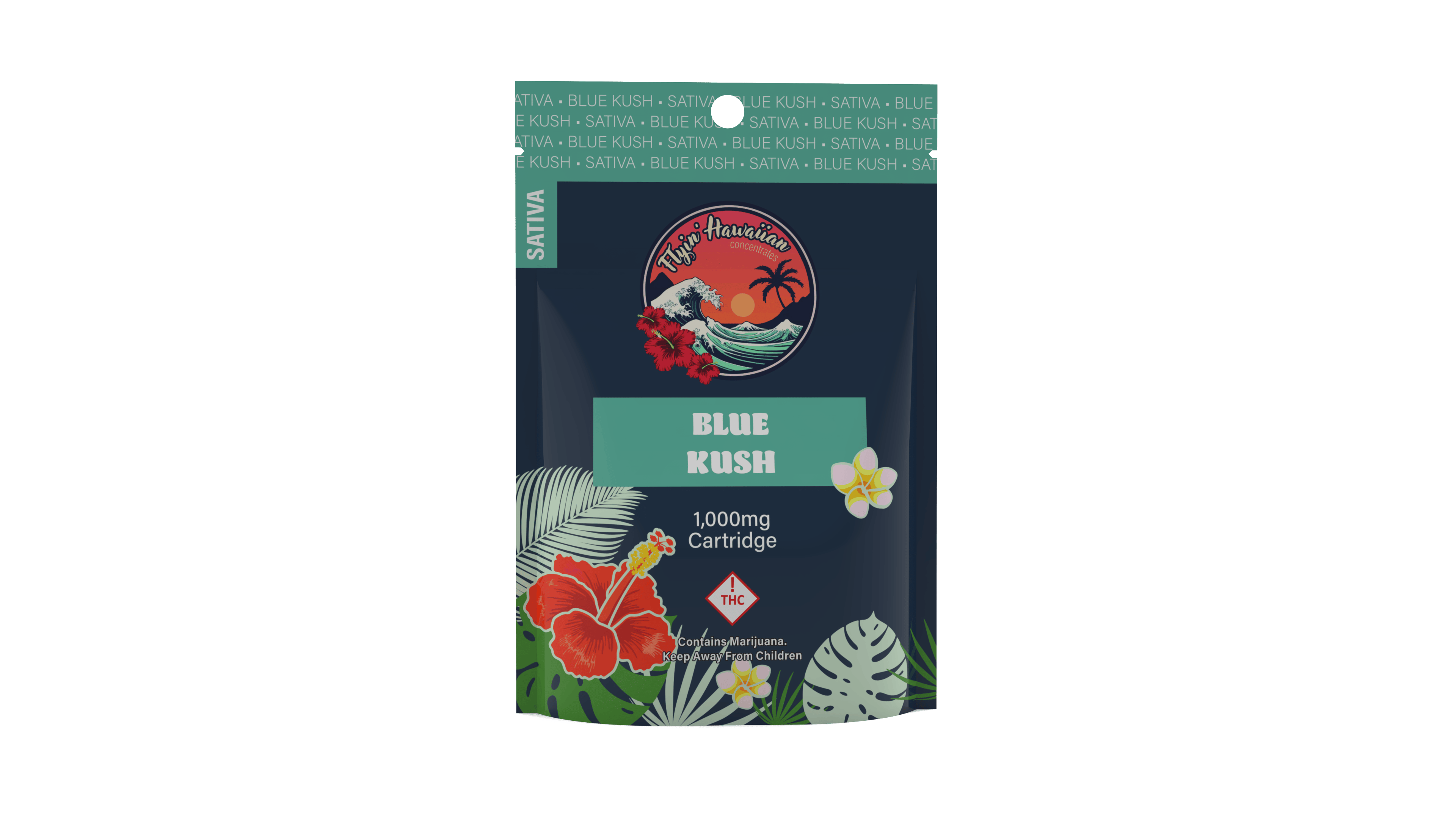 Blue Kush (S) - 1g Cartridge - Flyin' Hawaiian