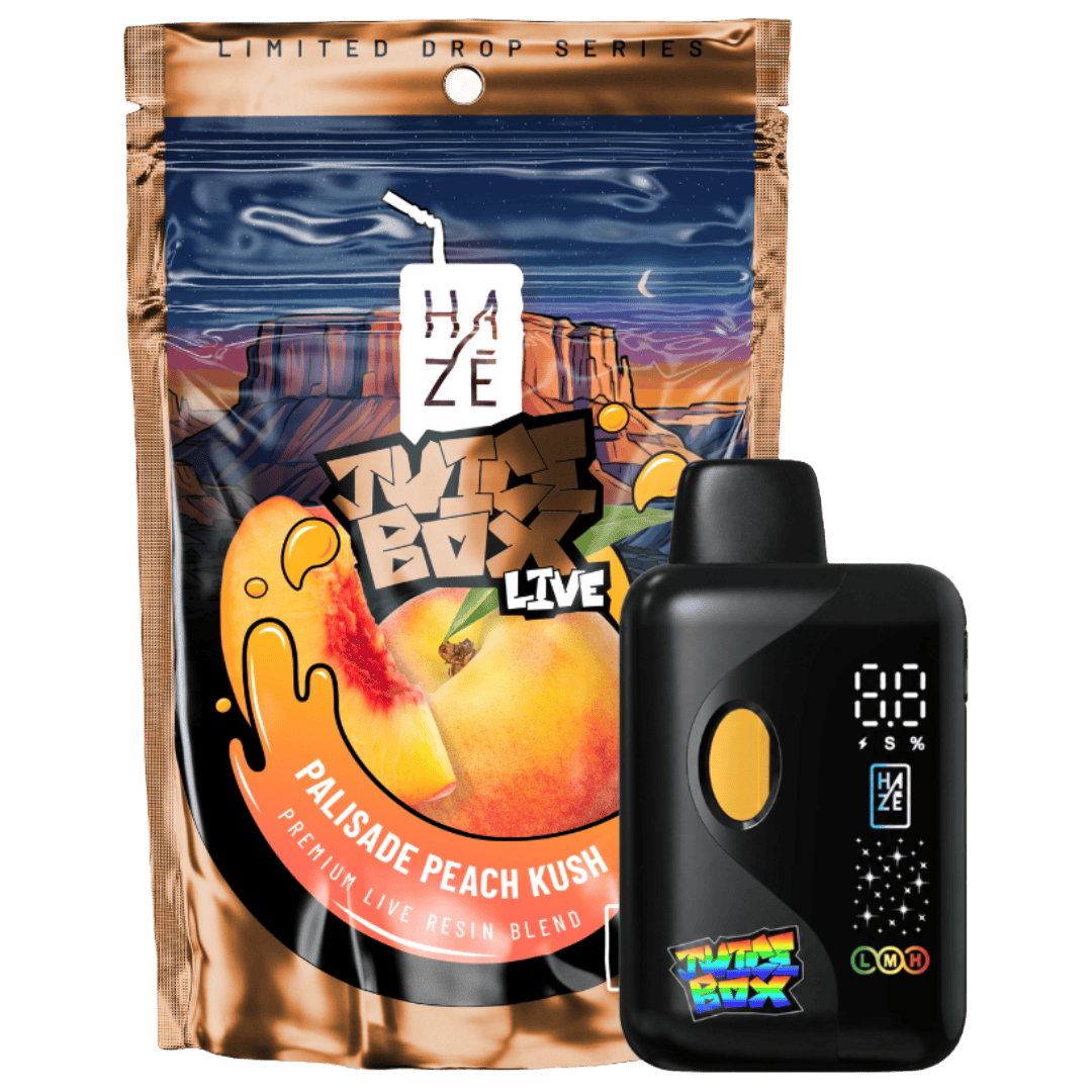 Palisade Peach Kush (H) - 2g Live Resin All-in-One - Juice Box