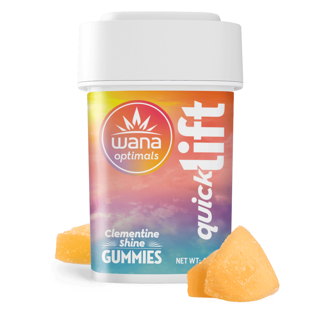 Lift Clementine (H) - (1:1:1 THC:THCV:CBG) - 100mg Quick Gummies - Wana